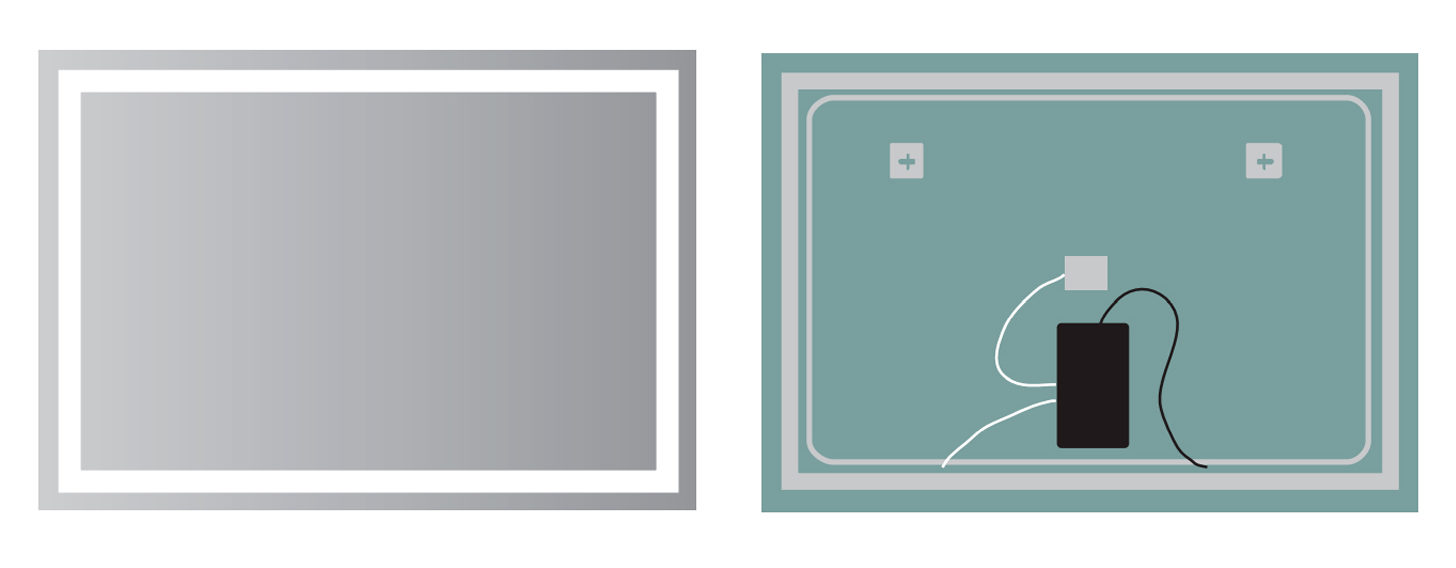 LEDIMEX FRANCIA ESPEJO RECTANGULAR RETROILUMINADO 60X80 - Imagen 7