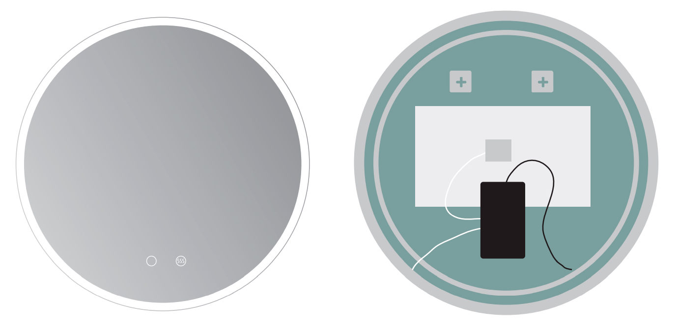 LEDIMEX LONDRES ESPEJO REDONDO RETROILUMINADO Ø60 - Imagen 5