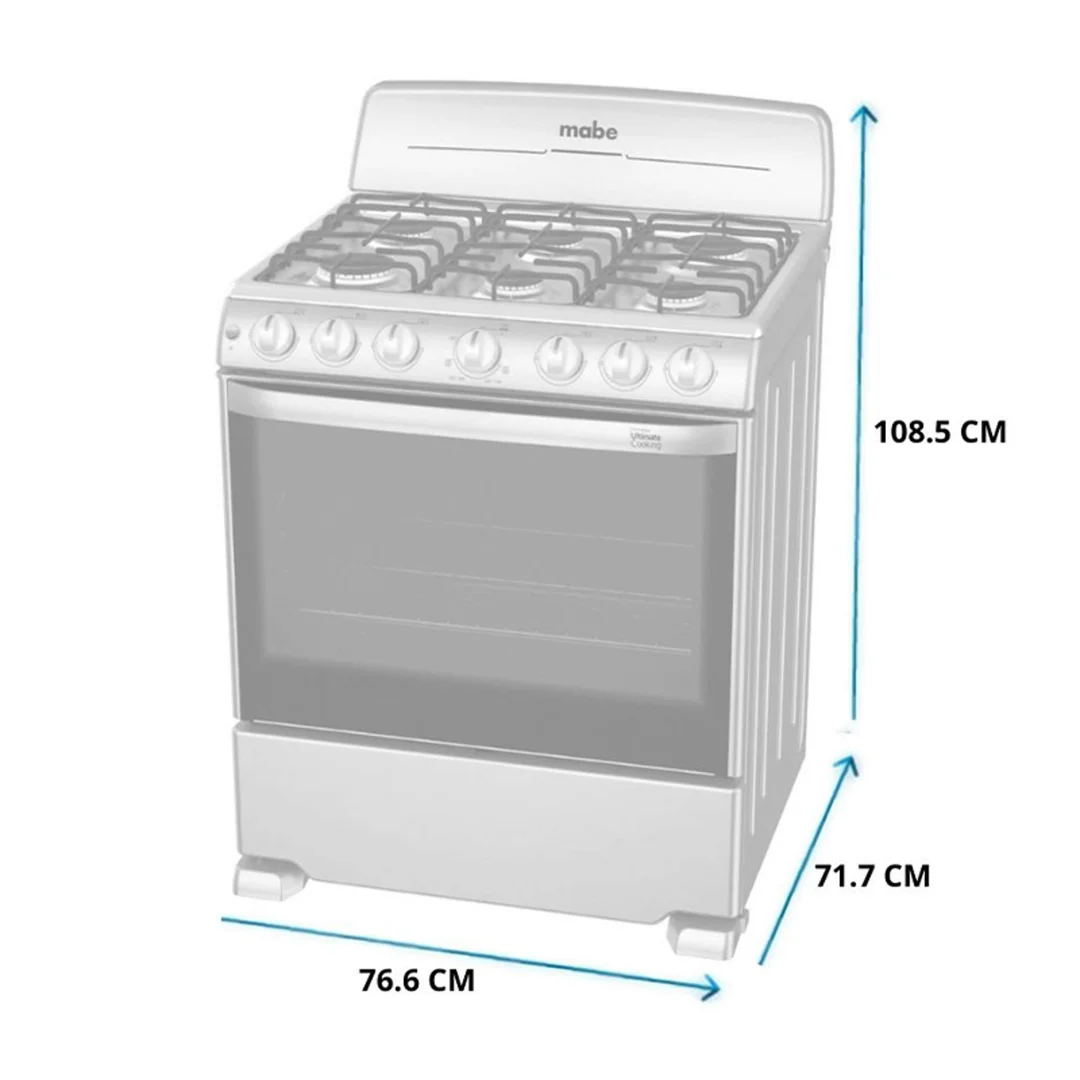 ESTUFA 30″ EM7641BSIS MABE - Imagen 2