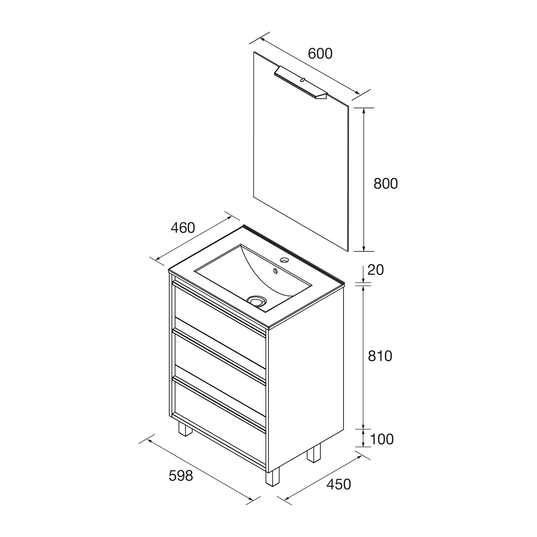 SALGAR ATTILA CONJ COMPLETO 3C A SUELO NATURAL 60 - Imagen 3