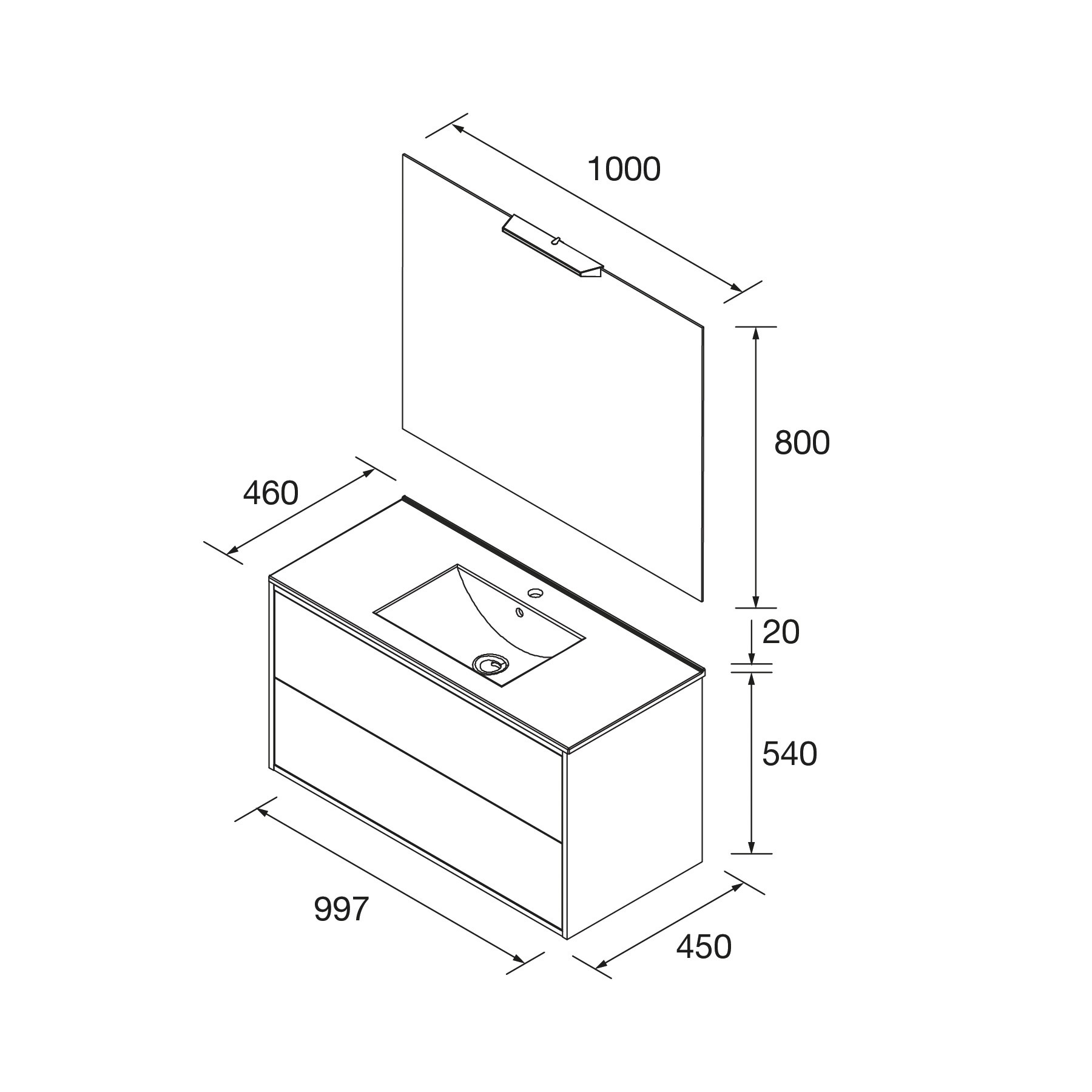 SALGAR OPTIMUS CONJUNTO COMPLETO 2C BL MATE 100 - Imagen 3