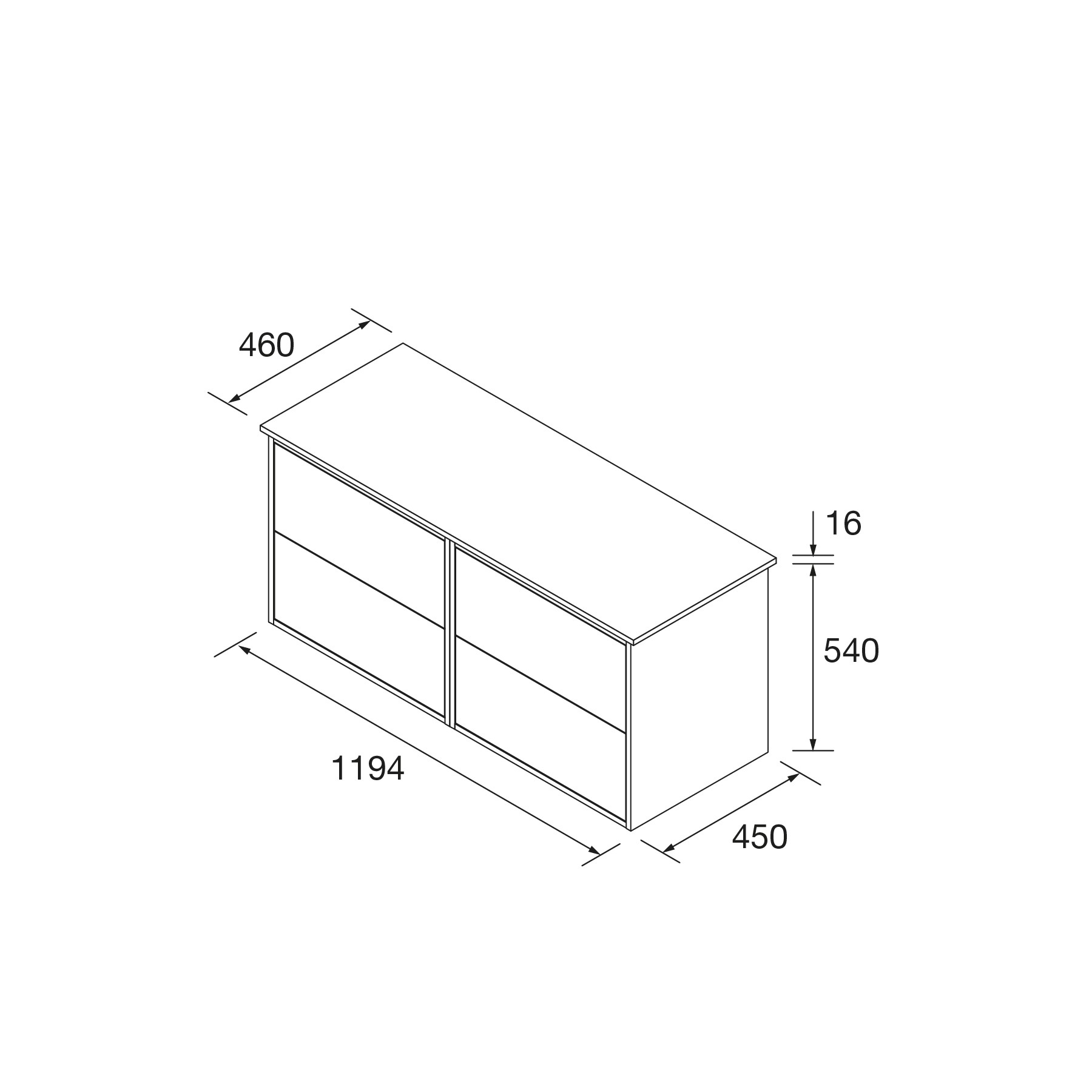 SALGAR OPTIMUS BAJO DOBLE + ENCIMERA BLANCO MATE 120 - Imagen 3