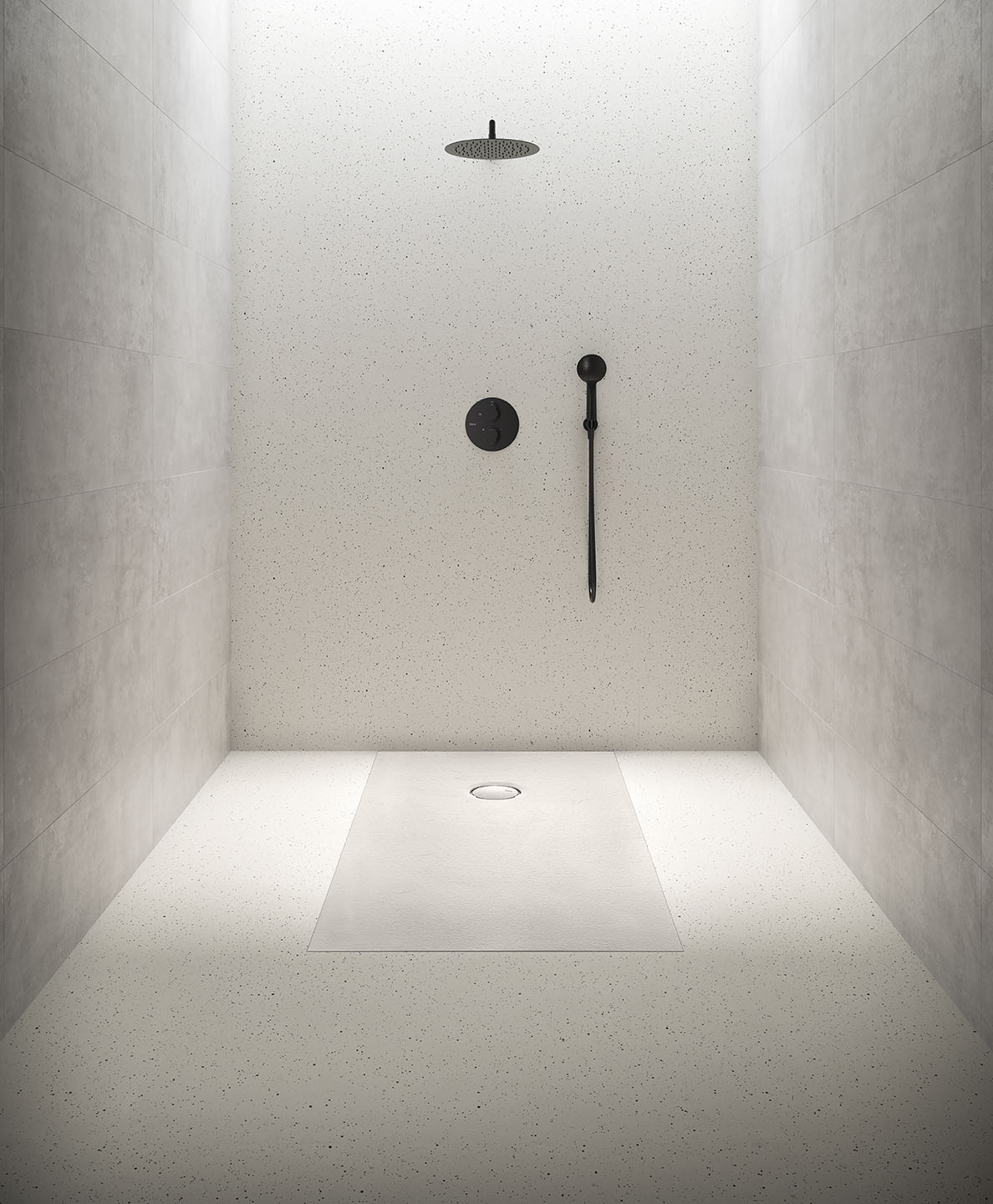 FIORA SELENE PLATO DUCHA EFECTO PIZARRA BL 160X80 - Imagen 3