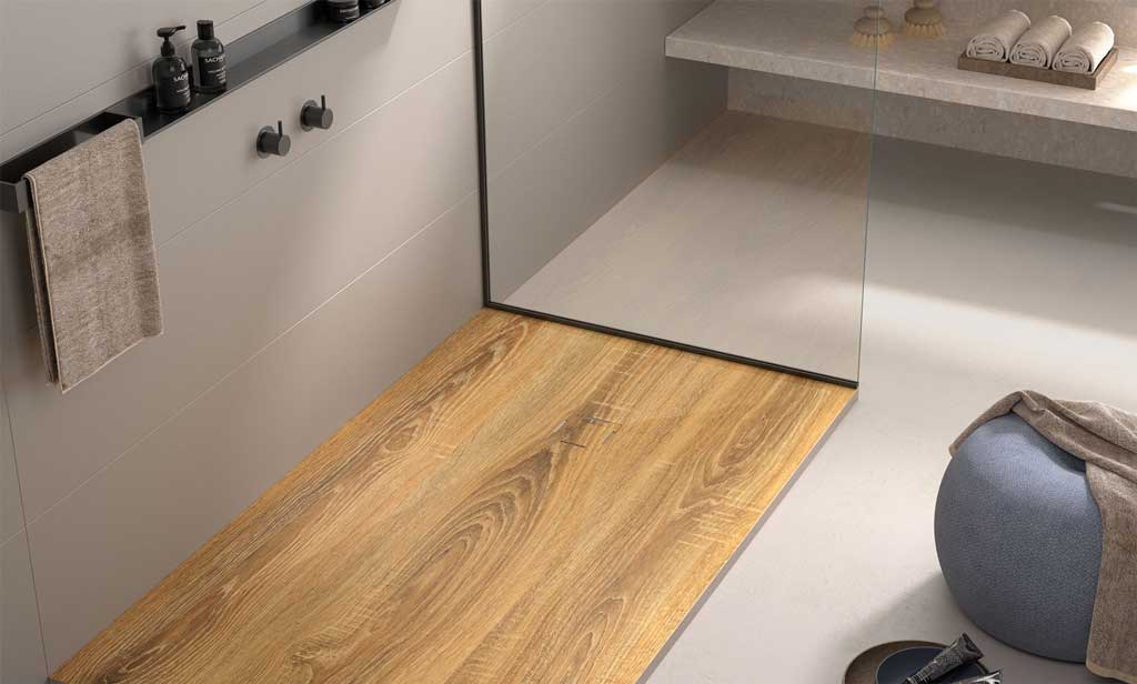 DUPLACH STONE 3D PL DUCHA EFECTO ROBLE 80X120 - Imagen 3