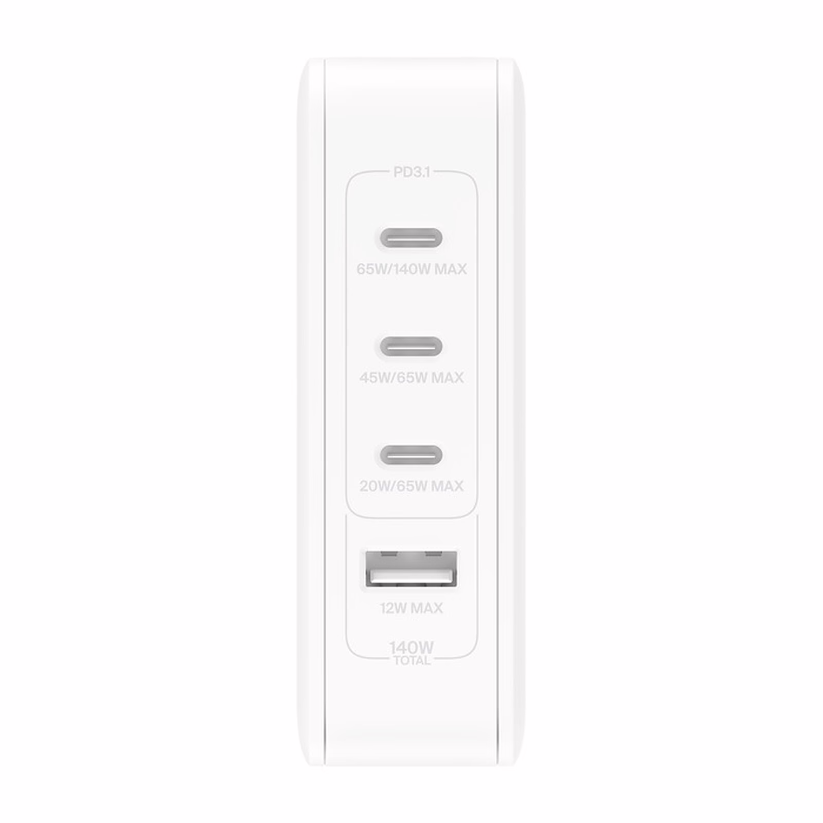 ADAPTADOR DE CORRIENTE WCH014DQWH 4OUT BELKIN - Imagen 2