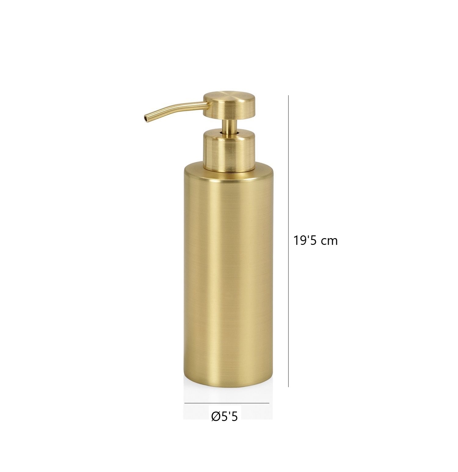 DISPENSADOR ACERO INOXIDABLE DORADO - Imagen 3