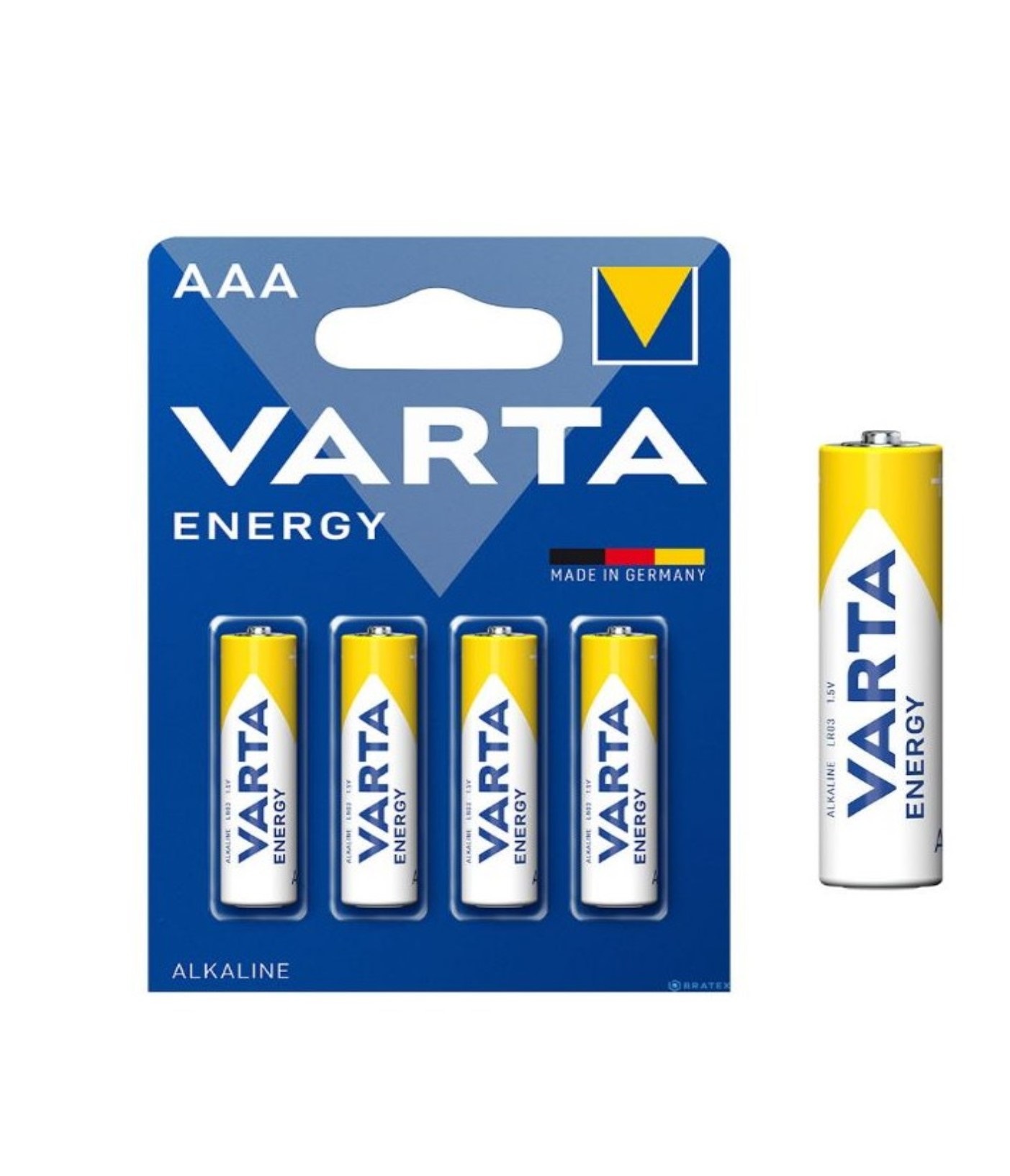 VARTA BLISTER 4 PILAS ALKALINAS LR03 1.5V - Imagen 2