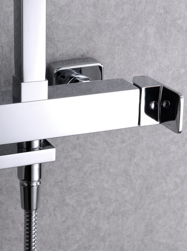 FIYI CONJUNTO DE BAÑERA EXTENSIBLE MONOMANDO CROMO IMEX - Imagen 4