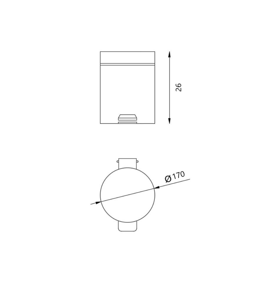 PAPELERA 3L NEGRO/BAMBÚ - Imagen 4