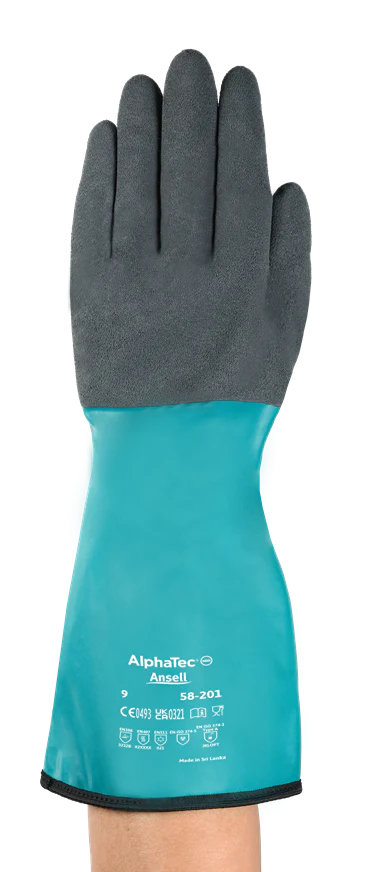 GUANTES ALPHATEC 58-201 DE PROTECCIÓN QUÍMICA Y TÉRMICA - Imagen 2
