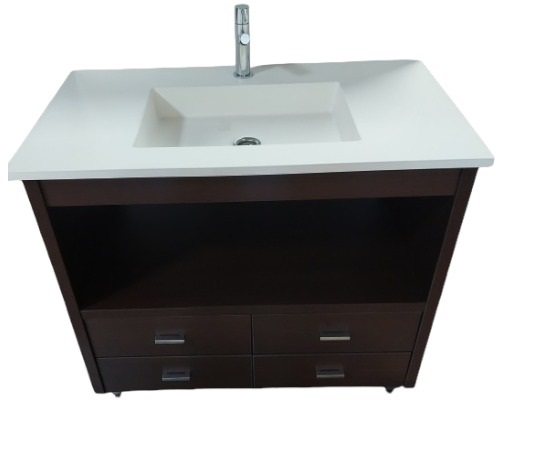 GALICIA BAJO Y LAVABO WENGUE 90 CM - Imagen 3