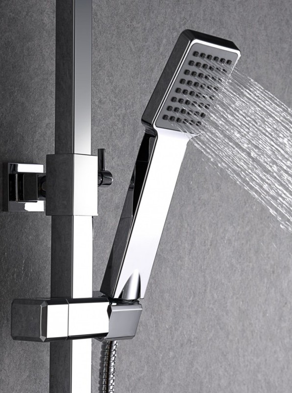 FIYI CONJUNTO DE BAÑERA EXTENSIBLE MONOMANDO CROMO IMEX - Imagen 7