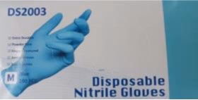 GUANTES DE EXAMINACIÓN DESECHABLES DE NITRILO (EMPQ. 100 UNIDADES) - Imagen 2