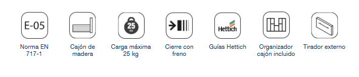 SALGAR ATTILA CONJ COMPLETO DOBLE 3C A SUELO NOGAL MAYA 120 - Imagen 4