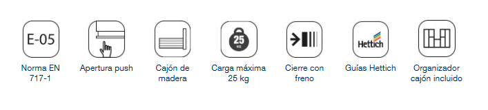 SALGAR OPTIMUS BAJO + ENCIMERA PORCELANA BL MATE 80 - Imagen 4