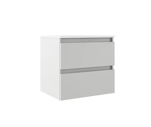 VISOBATH BOX BAJO + ENCIMERA PORCELANA 2C 60 CM BLANCO MATE FONDO REDUCIDO - Imagen 3